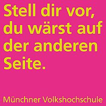 Spruch "Stell dir vor, du wärst auf der anderen Seite."