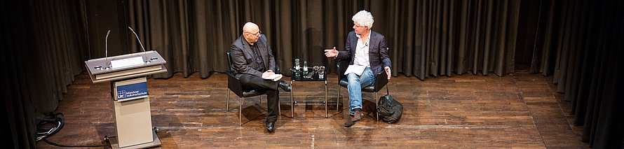 Foto: Paul Scheffer im Gespräch mit Armin Nassehi