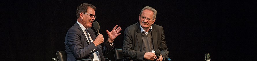 Bundesminister Gerd Müller im Gespräch mit Christian Ude Bundesminister Gerd Müller im Gespräch mit Christian Ude