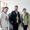 Foto Schüler*innengruppe mit Teilnehmenden aus unterschiedlichen Ländern