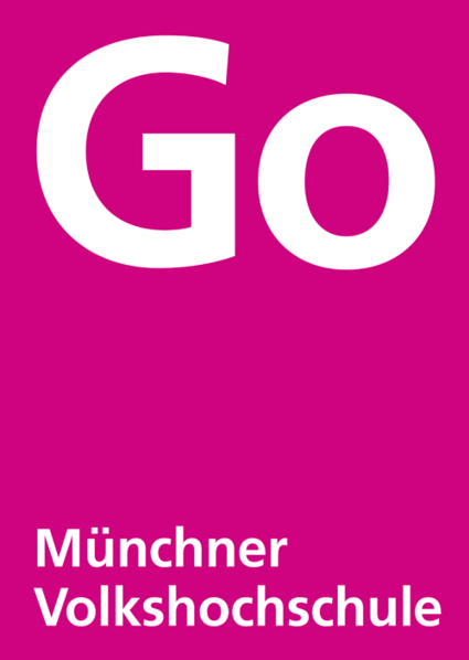 Grafik: Go auf pinkem Hintergrund