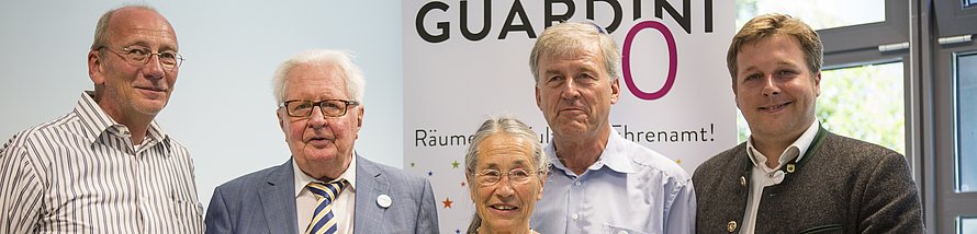 Dr. Hans-Georg Küppers, Dr. Hans-Jochen Vogel, Dorothea Wettmann, Johann Stadler und Jens Röver 