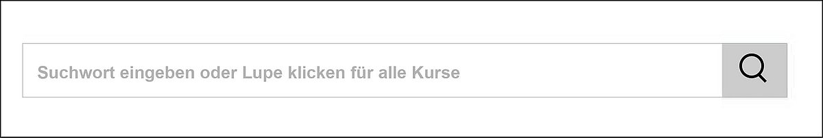Foto: hier sieht man den Suchschlitz zum Eingeben des Suchbegriffs