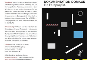 Dokumentation Domagk – Ausstellung zu den Domagktagen 2007, Ausschnitt aus der Einladungskarte